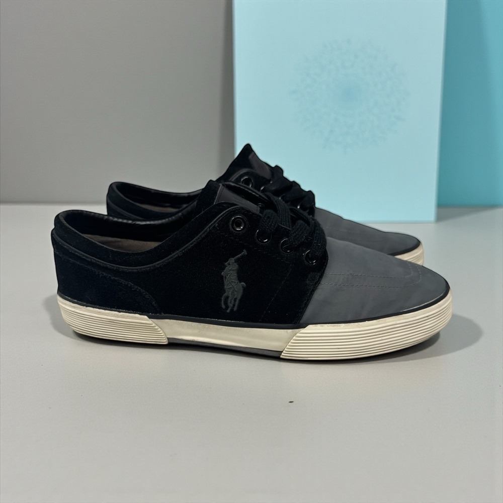 Vintage 2000s Y2K Preppy Skater Cyberpunk Ralph Lauren Faxon Low Shoes 9